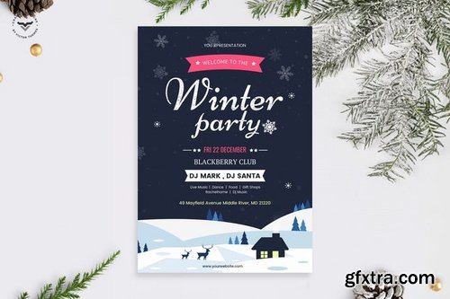 Winter Party Flyer