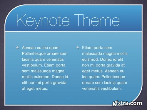 Sky Blue Keynote Template