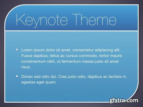 Sky Blue Keynote Template