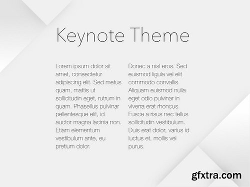 Unfolding Keynote Template