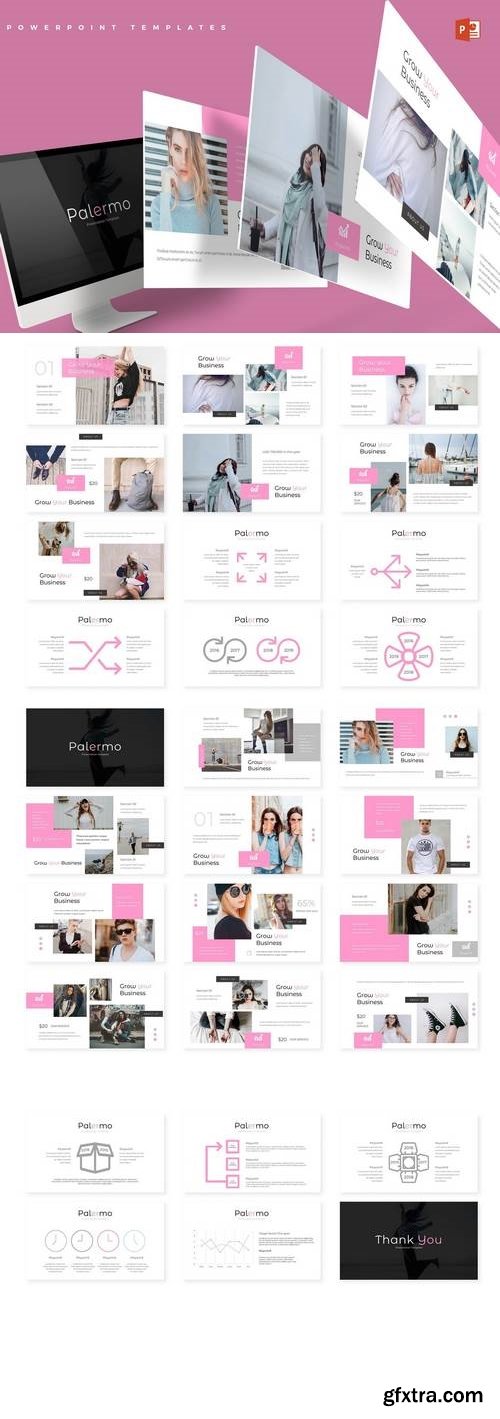 Palermo - Powerpoint, Keynote, Google Sliders Templates