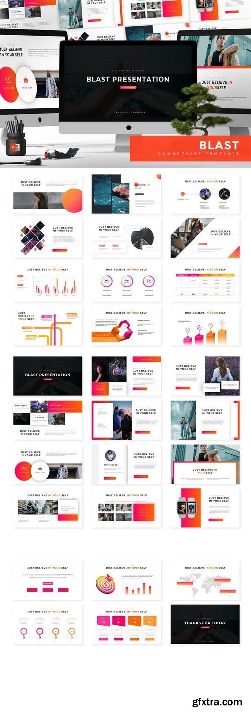 Blast - Powerpoint, Keynote, Google Sliders Templates