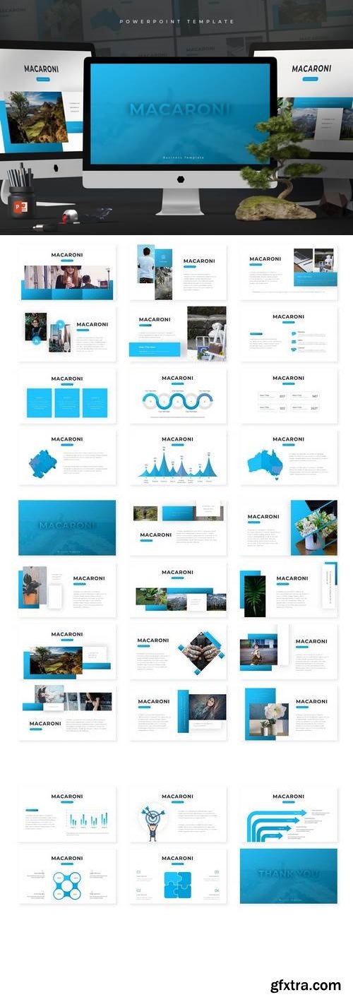 Macaroni - Powerpoint, Keynote, Google Sliders Templates