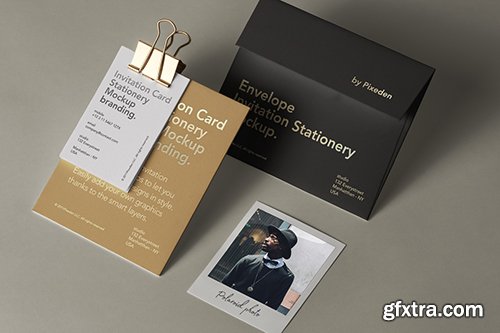 Psd Invitation Stationery Mockup