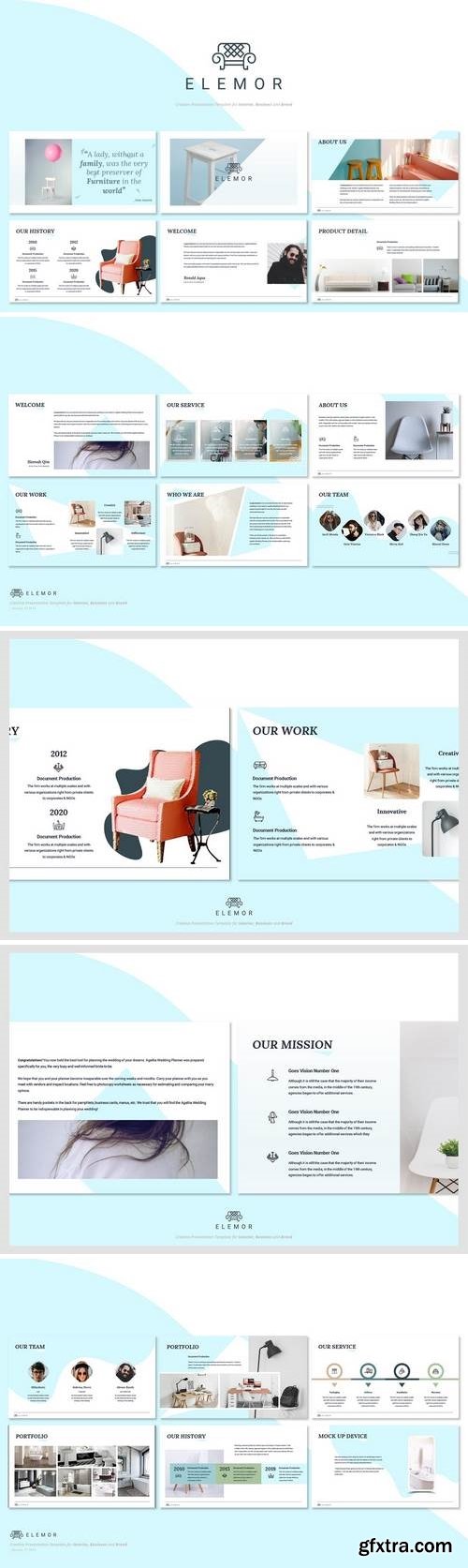 Elemor - Creative Furniture Keynote Template