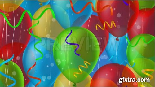 Balloon Party Background - Motion Graphics 155077