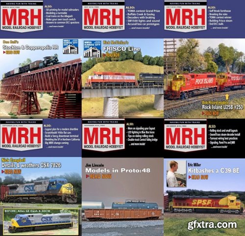 Model Railroad Hobbyist Magazine 2018 Full Year Collection