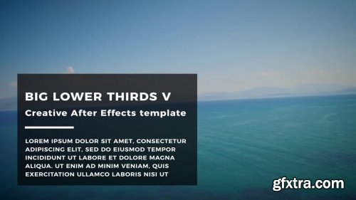 Big Lower Thirds V - After Effects 147108