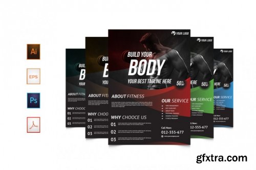 Gym and Fitness Flyer