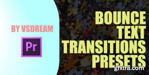 Bounce Text Transitions Presets - Premiere Pro 163180