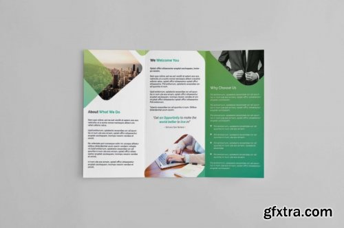 Green Trifold Brochure