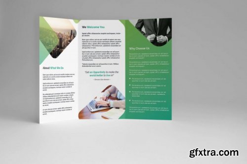 Green Trifold Brochure