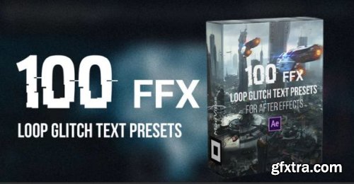 100 Loop Glitch Text Presets - After Effects 158751