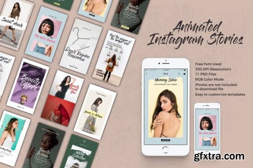 CreativeMarket - Fragrant Animated Instagram Stories 3361330