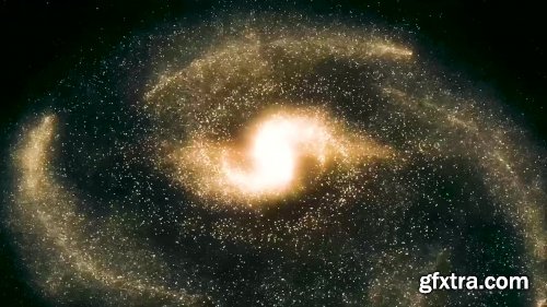 Animation Of Glowing Spiral Galaxy - Motion Graphics 164466