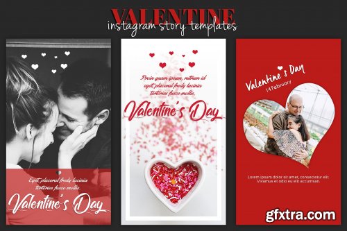 CreativeMarket - Instagram Story - Valentine 3280945