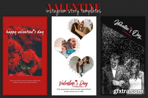 CreativeMarket - Instagram Story - Valentine 3280945