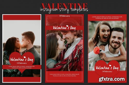 CreativeMarket - Instagram Story - Valentine 3280945