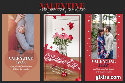 CreativeMarket - Instagram Story - Valentine 3280945