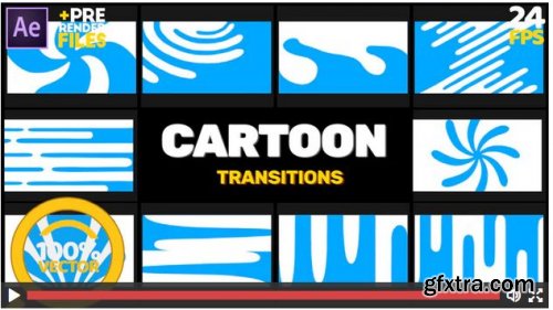 Cartoon Transition Pack - After Effects 170411