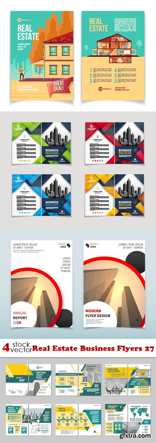 Vectors - Real Estate Business Flyers 27