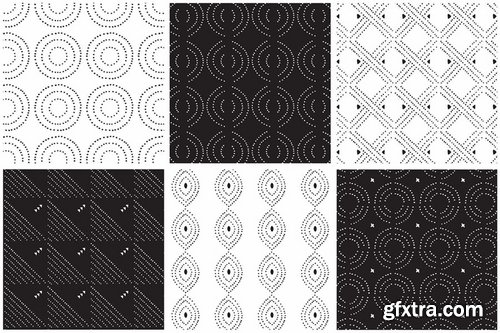 Dotted Vector Patterns & Tiles