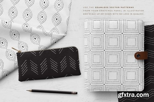 Dotted Vector Patterns & Tiles