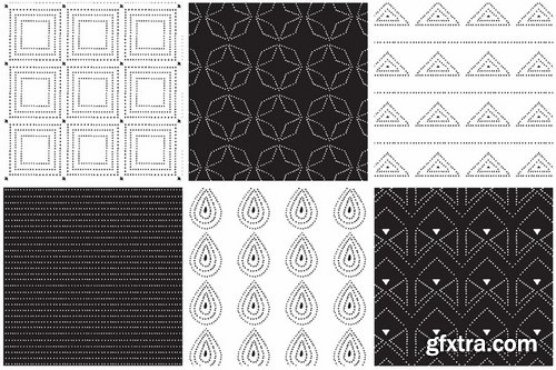 Dotted Vector Patterns & Tiles