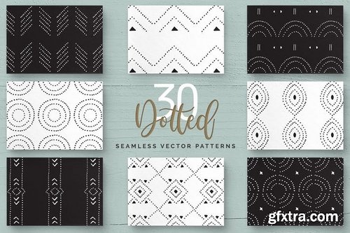 Dotted Vector Patterns & Tiles