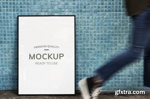 Decorative frame displays Mockup