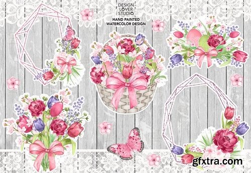 Happy easter Rustic design