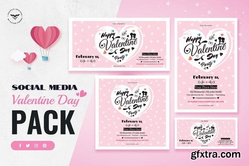 Valentines Day Social Media Template