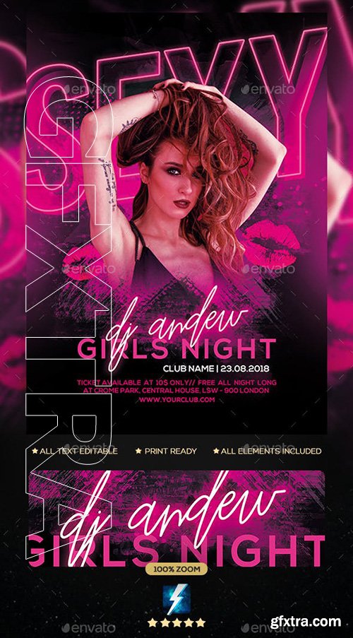 GraphicRiver - Sexy Party Flyer 23152846