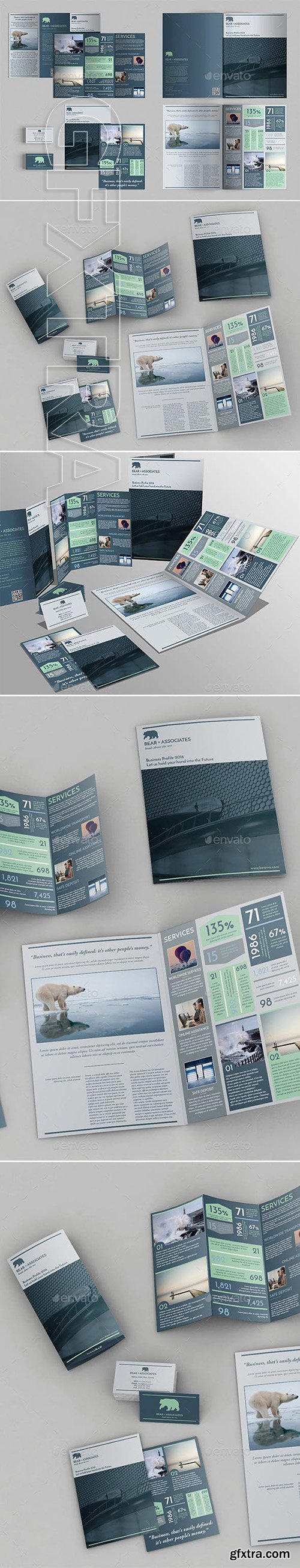 GraphicRiver - Set of Brochures Stationery Templates 23140515