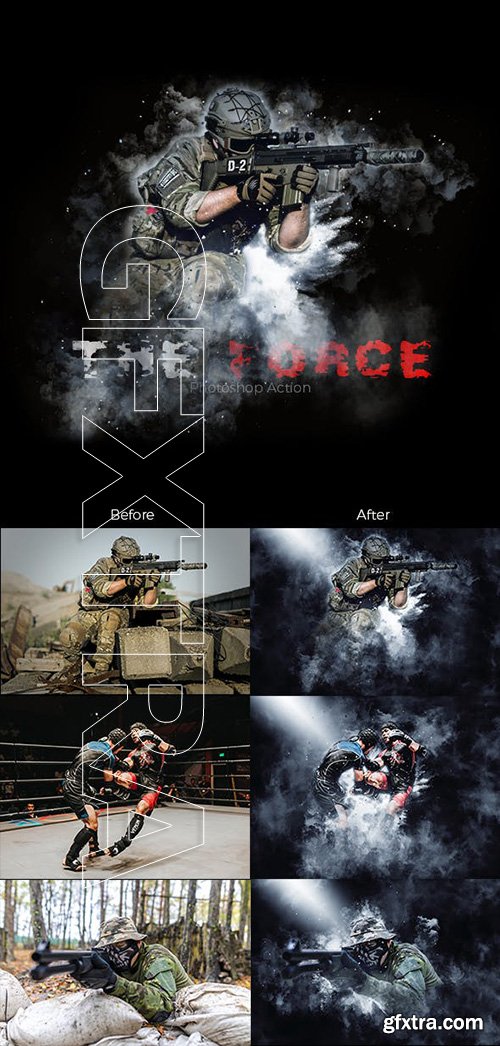 GraphicRiver - The Force Photoshop Action (Smoke Dust &amp; Mist) 23166343