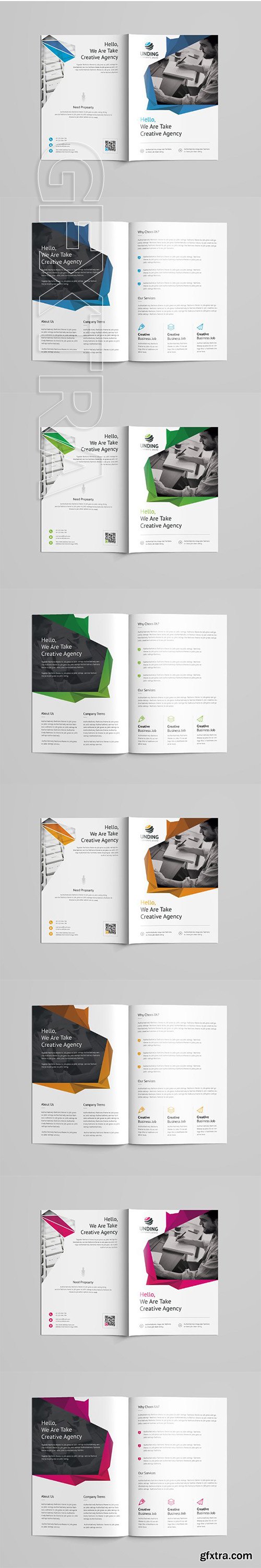 CreativeMarket - Bi-Fold Brochure 3030265