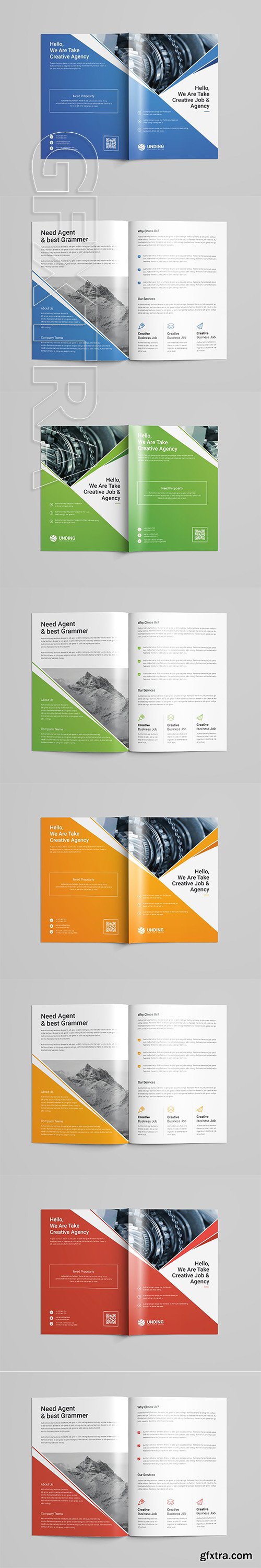 CreativeMarket - Bi-Fold Brochure 3030313