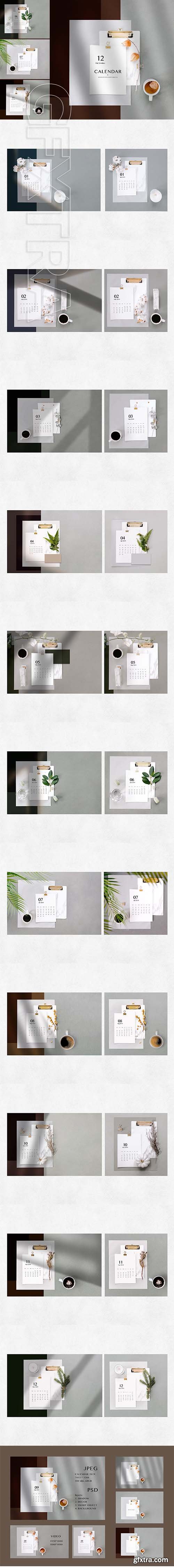 CreativeMarket - MOCKUPS BUNDLE & CALENDAR 2019 3085812