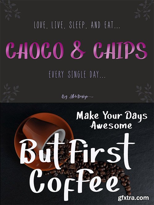 Choco & Chips - Beautiful Various Script