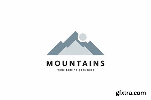 Mountains Logo Template