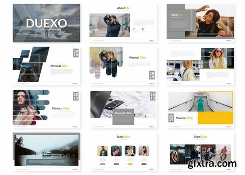 Duexo - Keynote and Google Slides Templates