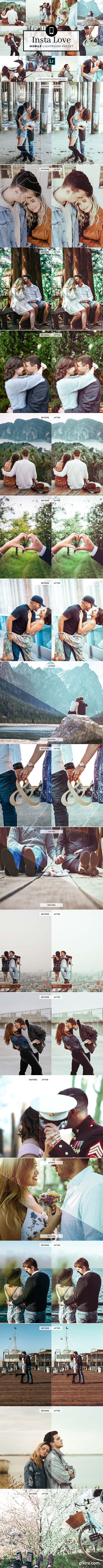 CreativeMarket - Mobile Lightroom Preset Insta Love 3402230