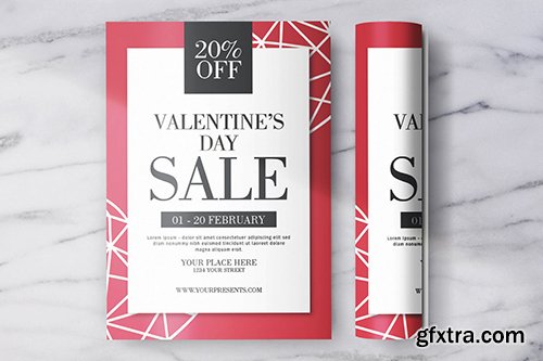 Valentine Day Sale Flyer