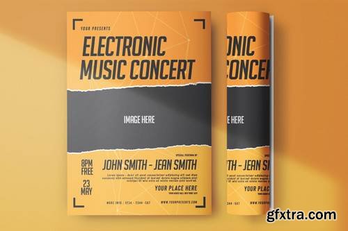 Electronic Music Flyer