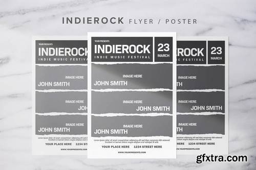 Indie Rock Flyer