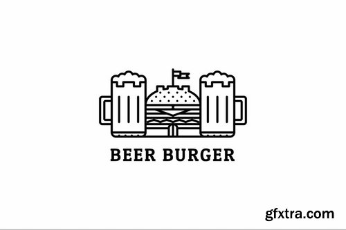 Beer Burger Castle Logo