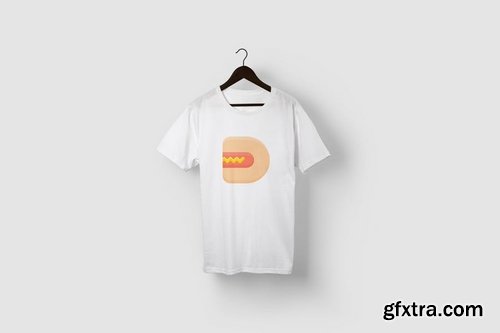 Hot Dog D Letter Logo