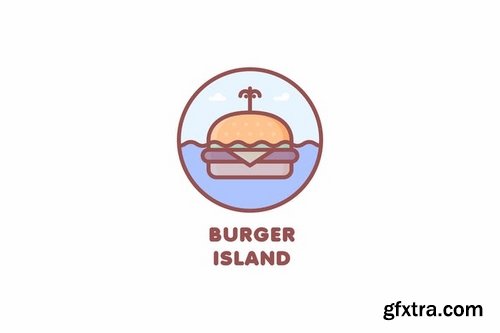 Burger Island Logo