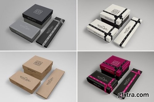 Retail Boxes Vol.2 Bag & Box Packaging Mockups