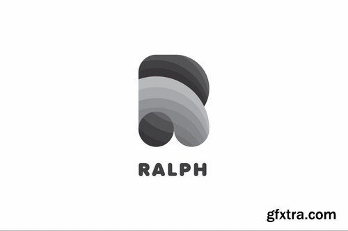 Ralph R Letter Logo